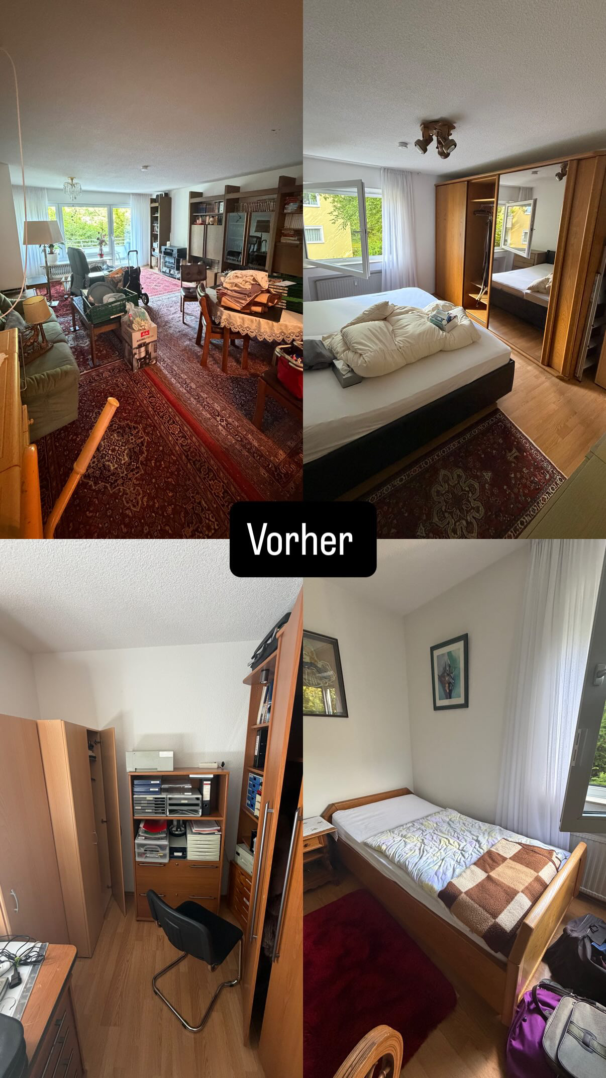 Wohnung vor der Entrümpelung